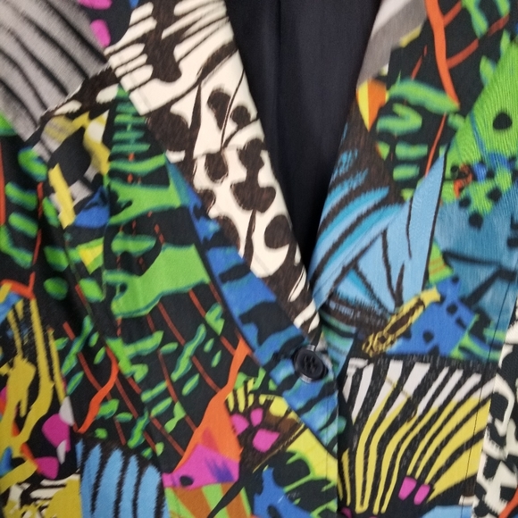 Vintage Alberto Makali geographic pattern colorful - Picture 6 of 6